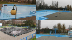 Areál koupaliště Hulín - sdružené snímky