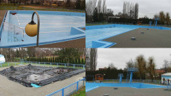 Areál koupaliště Hulín - sdružené snímky