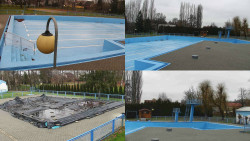 Areál koupaliště Hulín - sdružené snímky