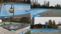 Areál koupaliště Hulín - sdružené snímky