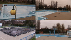 Areál koupaliště Hulín - sdružené snímky