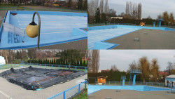 Areál koupaliště Hulín - sdružené snímky