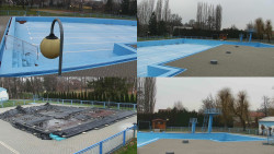 Areál koupaliště Hulín - sdružené snímky