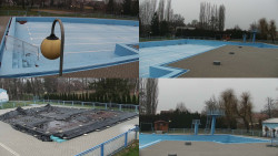 Areál koupaliště Hulín - sdružené snímky