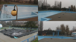 Areál koupaliště Hulín - sdružené snímky