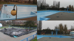 Areál koupaliště Hulín - sdružené snímky