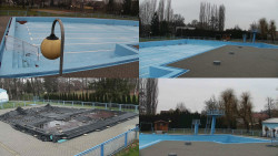 Areál koupaliště Hulín - sdružené snímky