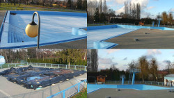 Areál koupaliště Hulín - sdružené snímky