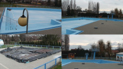 Areál koupaliště Hulín - sdružené snímky