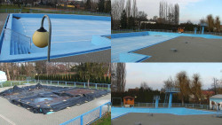 Areál koupaliště Hulín - sdružené snímky