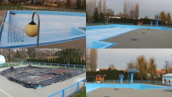 Areál koupaliště Hulín - sdružené snímky