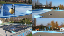 Areál koupaliště Hulín - sdružené snímky