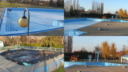 Areál koupaliště Hulín - sdružené snímky