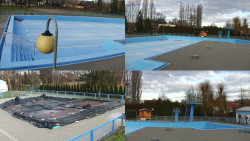 Areál koupaliště Hulín - sdružené snímky