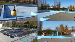 Areál koupaliště Hulín - sdružené snímky