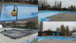 Areál koupaliště Hulín - sdružené snímky