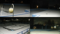 Areál koupaliště Hulín - sdružené snímky