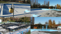 Areál koupaliště Hulín - sdružené snímky