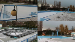 Areál koupaliště Hulín - sdružené snímky