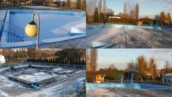 Areál koupaliště Hulín - sdružené snímky