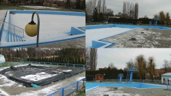 Areál koupaliště Hulín - sdružené snímky