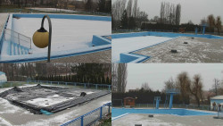 Areál koupaliště Hulín - sdružené snímky