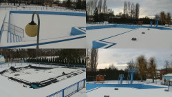 Areál koupaliště Hulín - sdružené snímky