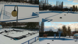 Areál koupaliště Hulín - sdružené snímky