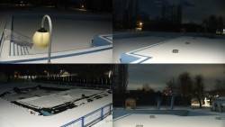 Areál koupaliště Hulín - sdružené snímky