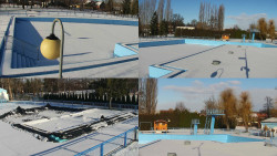 Areál koupaliště Hulín - sdružené snímky