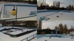 Areál koupaliště Hulín - sdružené snímky