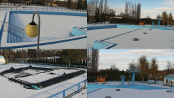 Areál koupaliště Hulín - sdružené snímky