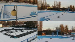 Areál koupaliště Hulín - sdružené snímky