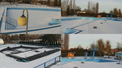 Areál koupaliště Hulín - sdružené snímky