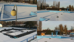 Areál koupaliště Hulín - sdružené snímky