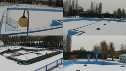 Areál koupaliště Hulín - sdružené snímky