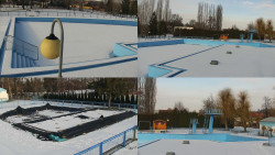 Areál koupaliště Hulín - sdružené snímky