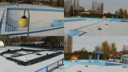 Areál koupaliště Hulín - sdružené snímky