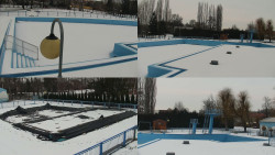 Areál koupaliště Hulín - sdružené snímky