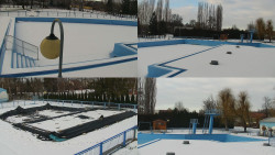 Areál koupaliště Hulín - sdružené snímky