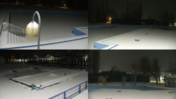 Areál koupaliště Hulín - sdružené snímky