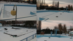 Areál koupaliště Hulín - sdružené snímky