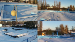 Areál koupaliště Hulín - sdružené snímky