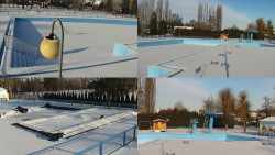 Areál koupaliště Hulín - sdružené snímky