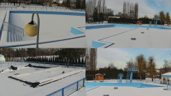 Areál koupaliště Hulín - sdružené snímky