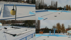 Areál koupaliště Hulín - sdružené snímky