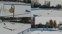 Areál koupaliště Hulín - sdružené snímky