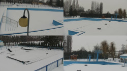 Areál koupaliště Hulín - sdružené snímky