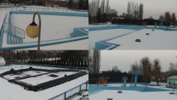 Areál koupaliště Hulín - sdružené snímky