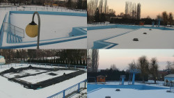 Areál koupaliště Hulín - sdružené snímky